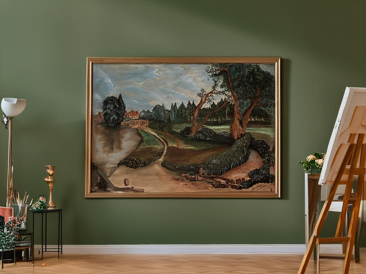 oil painting of a landscape made by juan da corte