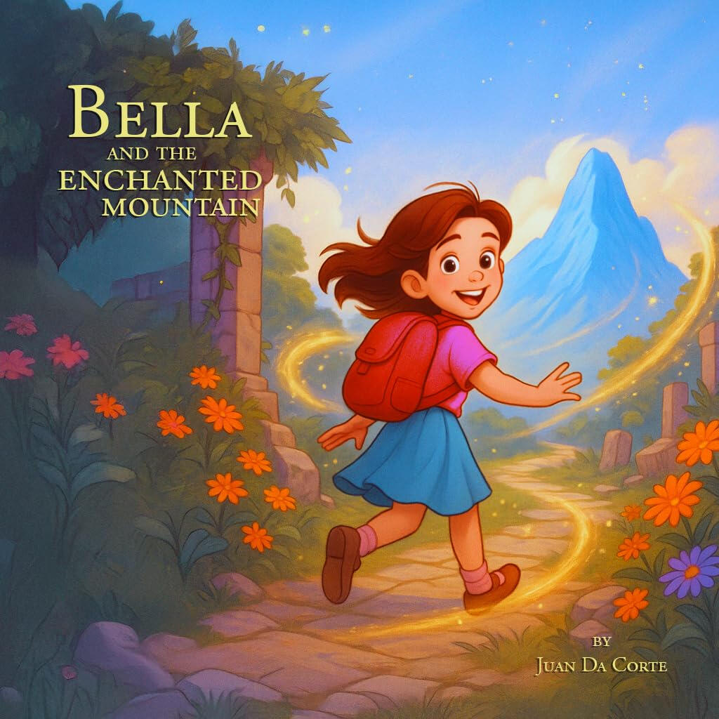 Bella and the Magic of the Blue Mountain Original children's book Bella and the Enchanted Mountain written and illustrated by Juan Da Corte